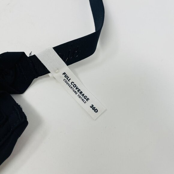 Aerie Smoothez Womens 36D Microfiber Full Coverage Underwire Bra in Black 2020 - Picture 3 of 9